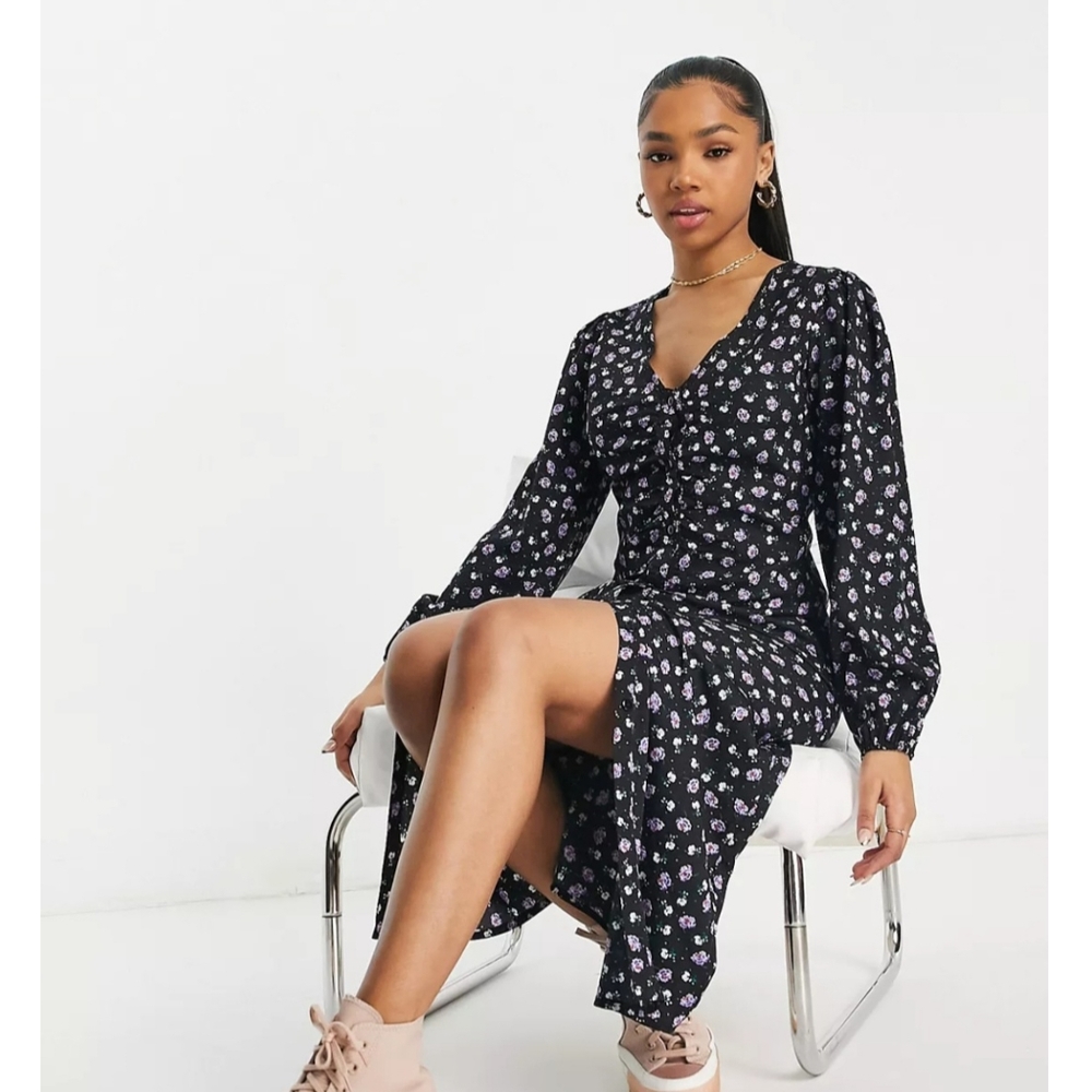 NWOT Midi Floral Dress